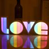 LOVE Letter Led Light For Proposal And Engagement Wedding Party Stage Background Valentine's Day Decor Home Outdoor Lamp