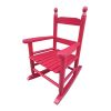 Children's rocking rose red chair- Indoor or Outdoor -Suitable for kids-Durable - as Pic