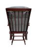 ACME Aeron Chair & Ottoman (2Pc Pk) in Gray Microfiber & Cherry 59338